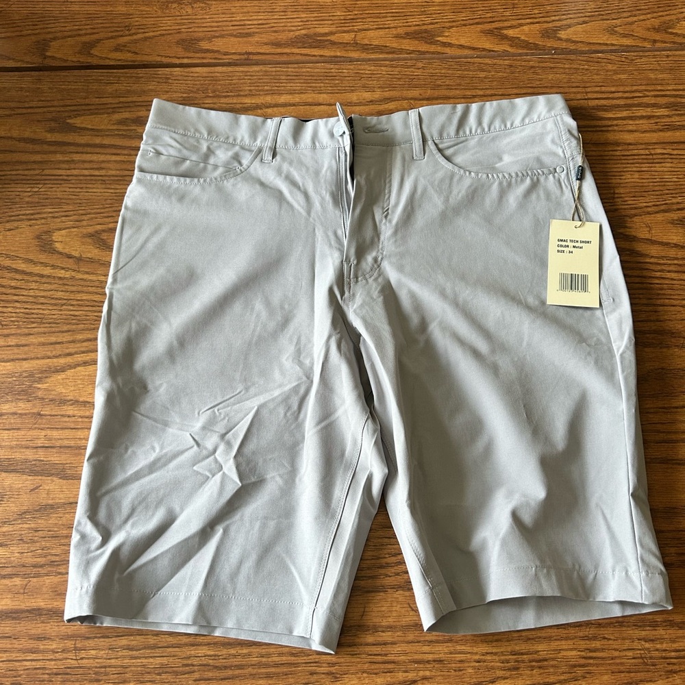 G-Mac men’s golf shorts in grey